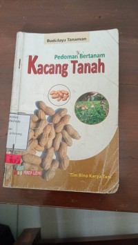 Budidaya Tanaman : Pedoman Bertanam : Kacang Tanah