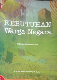Kebutuhan Warga Negara