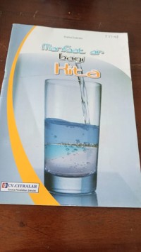 Manfaat Air bagi Kita