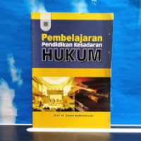 Pembelajaran Pendidikan Kesadaran Hukum