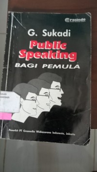 Image of Public Speaking : Bagi Pemula